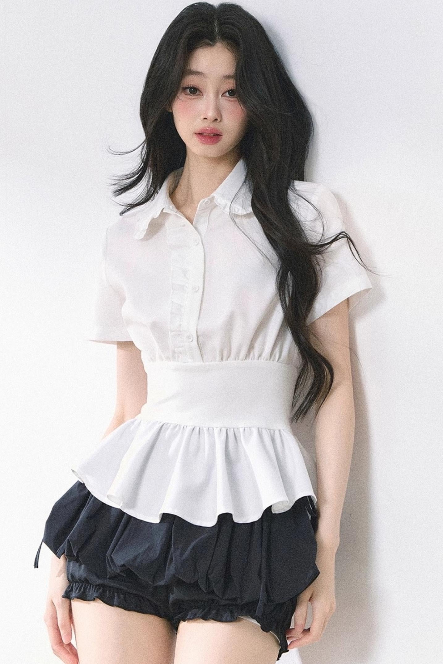 White Lotus Leaf Shirt