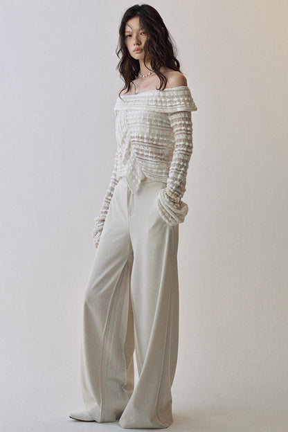 Clouds Knitted Fluffy Top