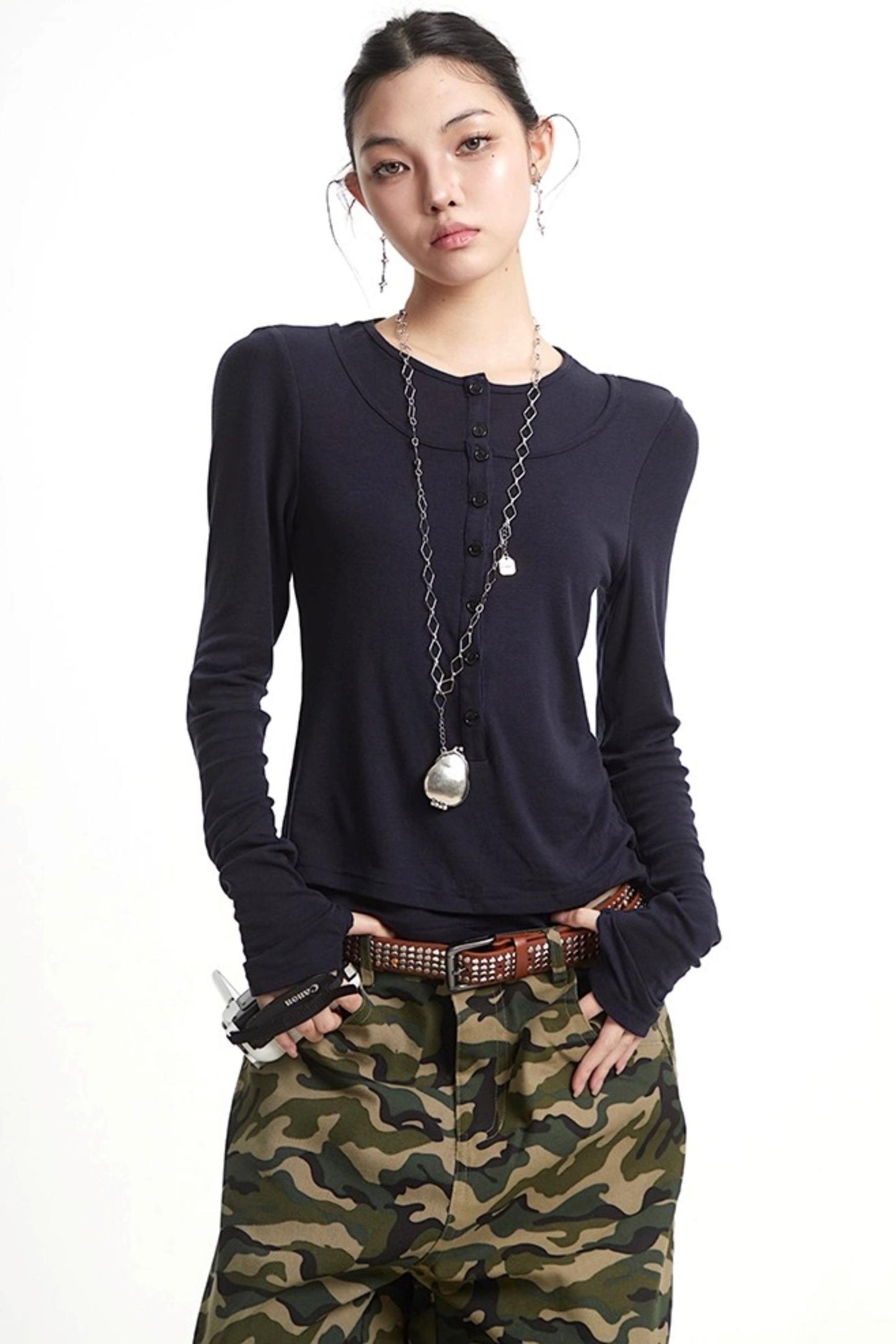 Vintage Buttoned Sweater