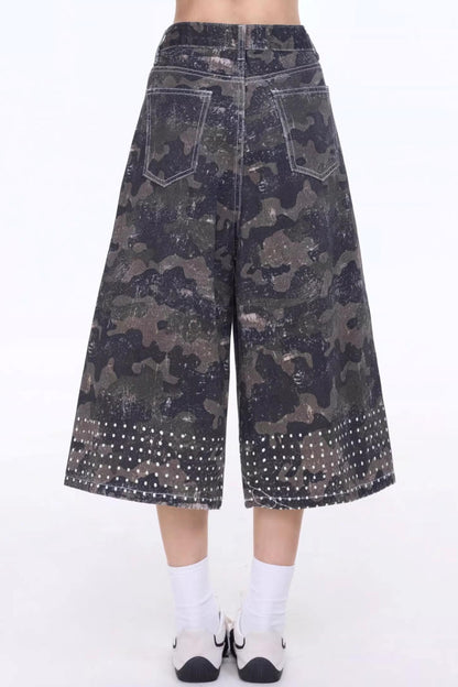 Retro Shell Camouflage Pants