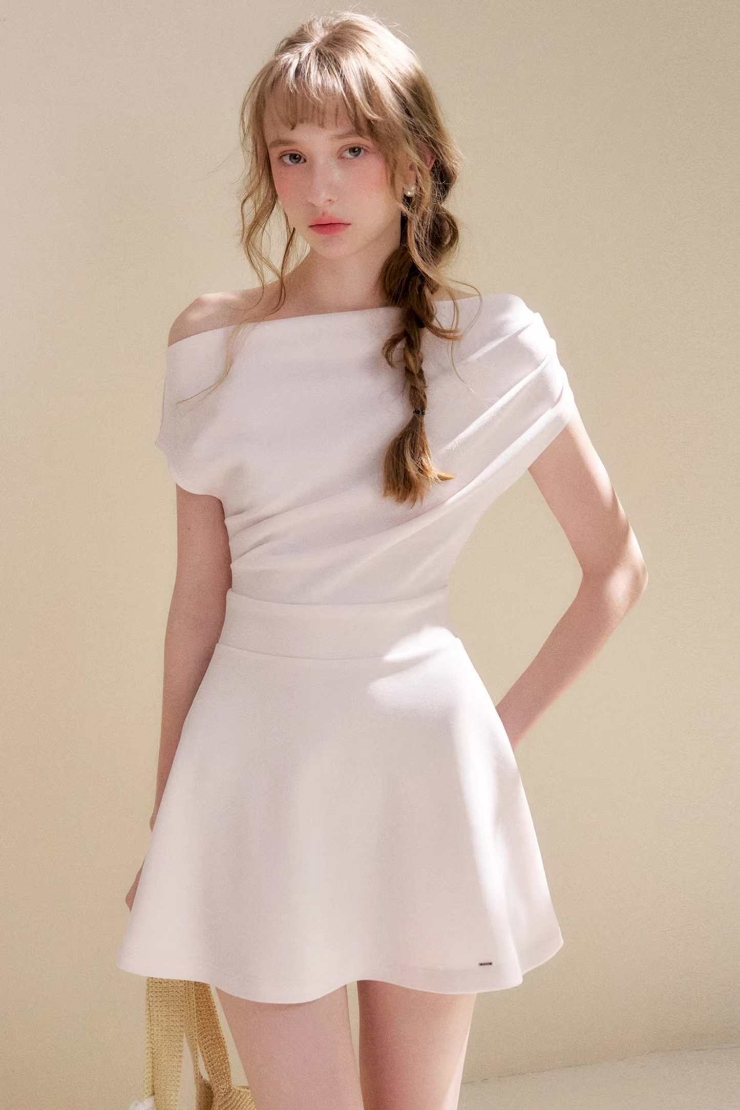 Romantic French Bow-Tie Dress