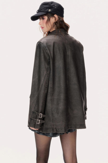 Luxury Black Leather Jacket