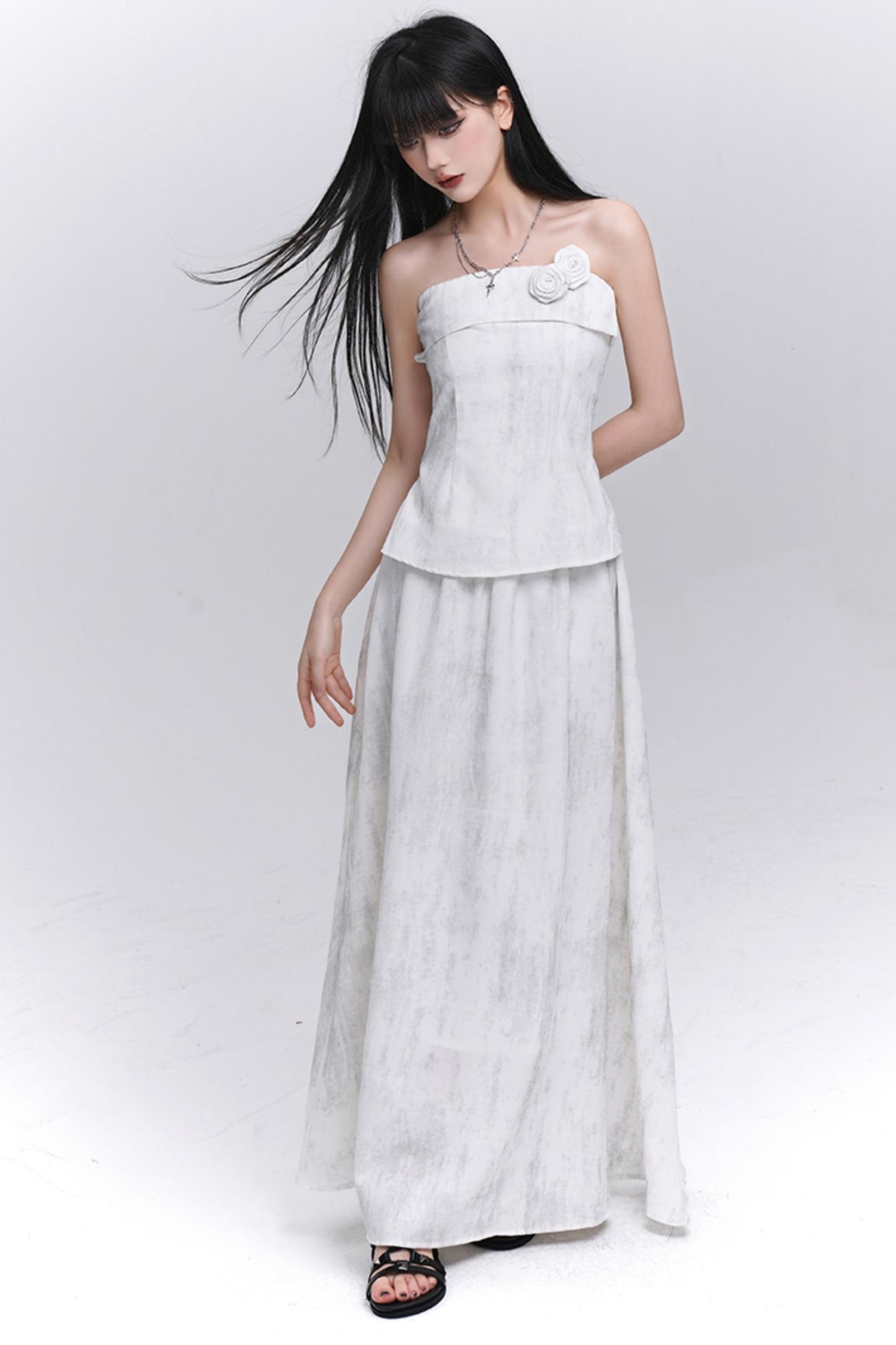 Artistic Summer Skirt Top Set-Up