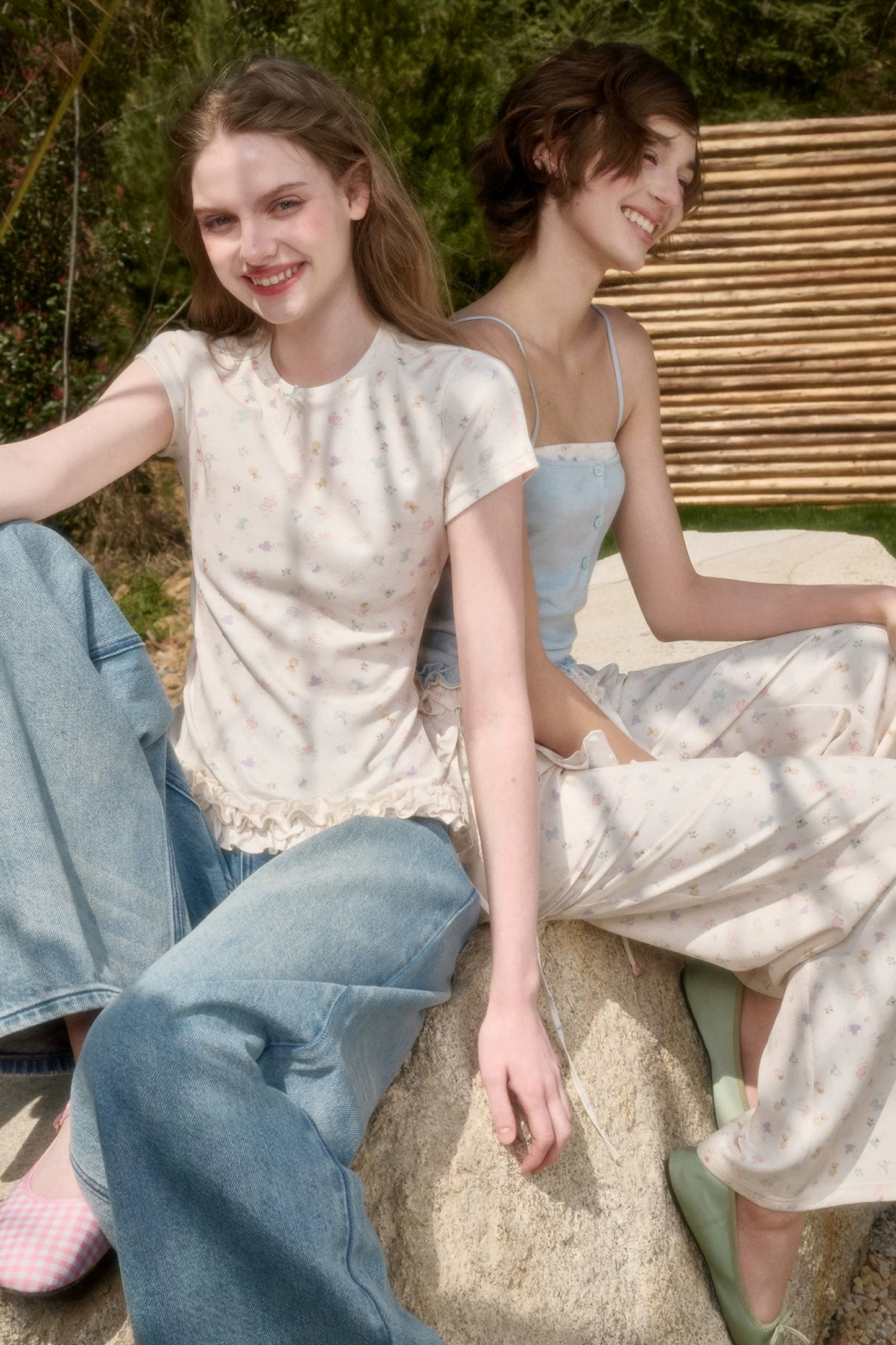 Milky Way Knit Lace Top