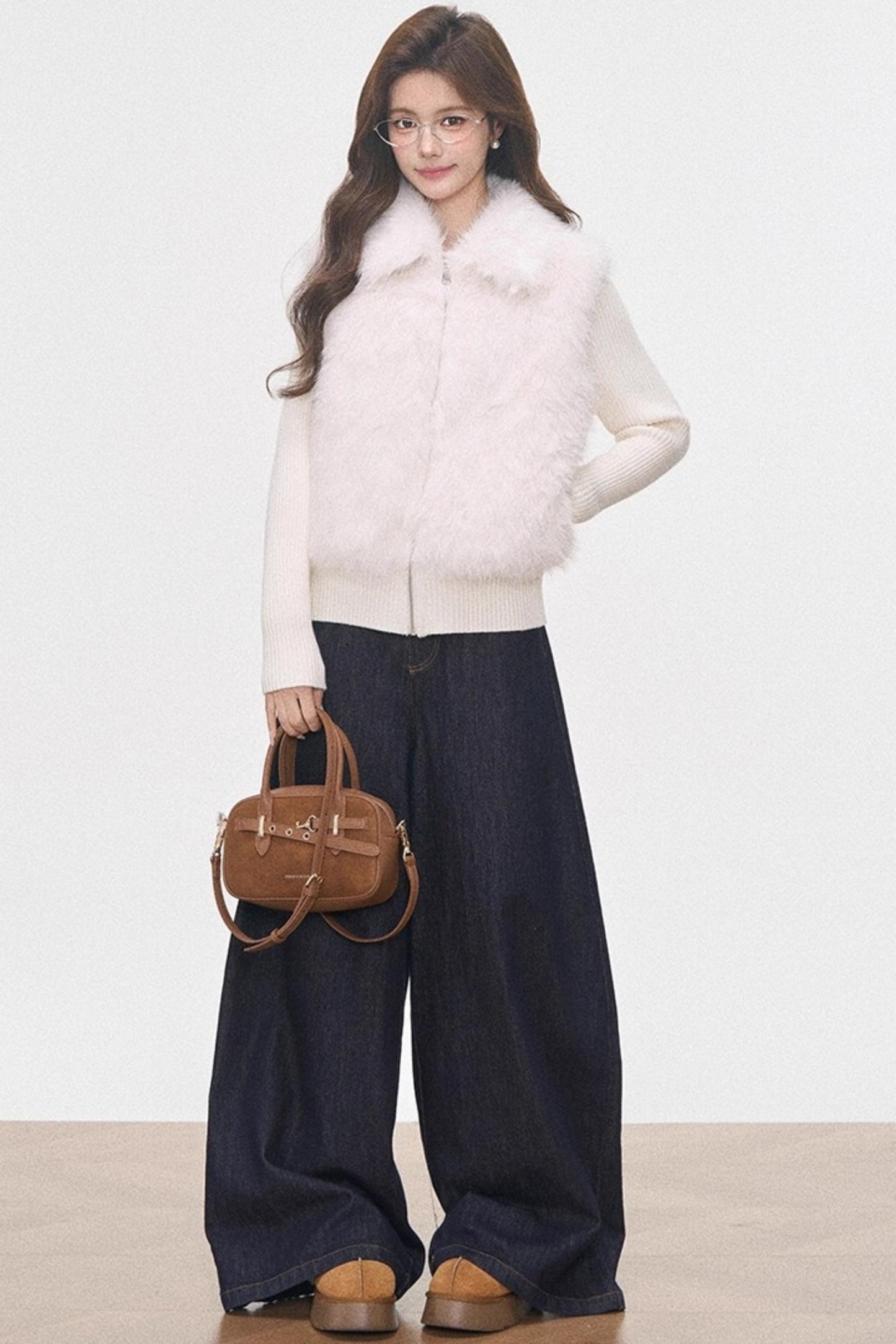 Warm Knitted Cotton Padded Jacket Set-Up