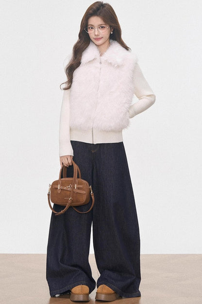 Warm Knitted Cotton Padded Jacket Set-Up