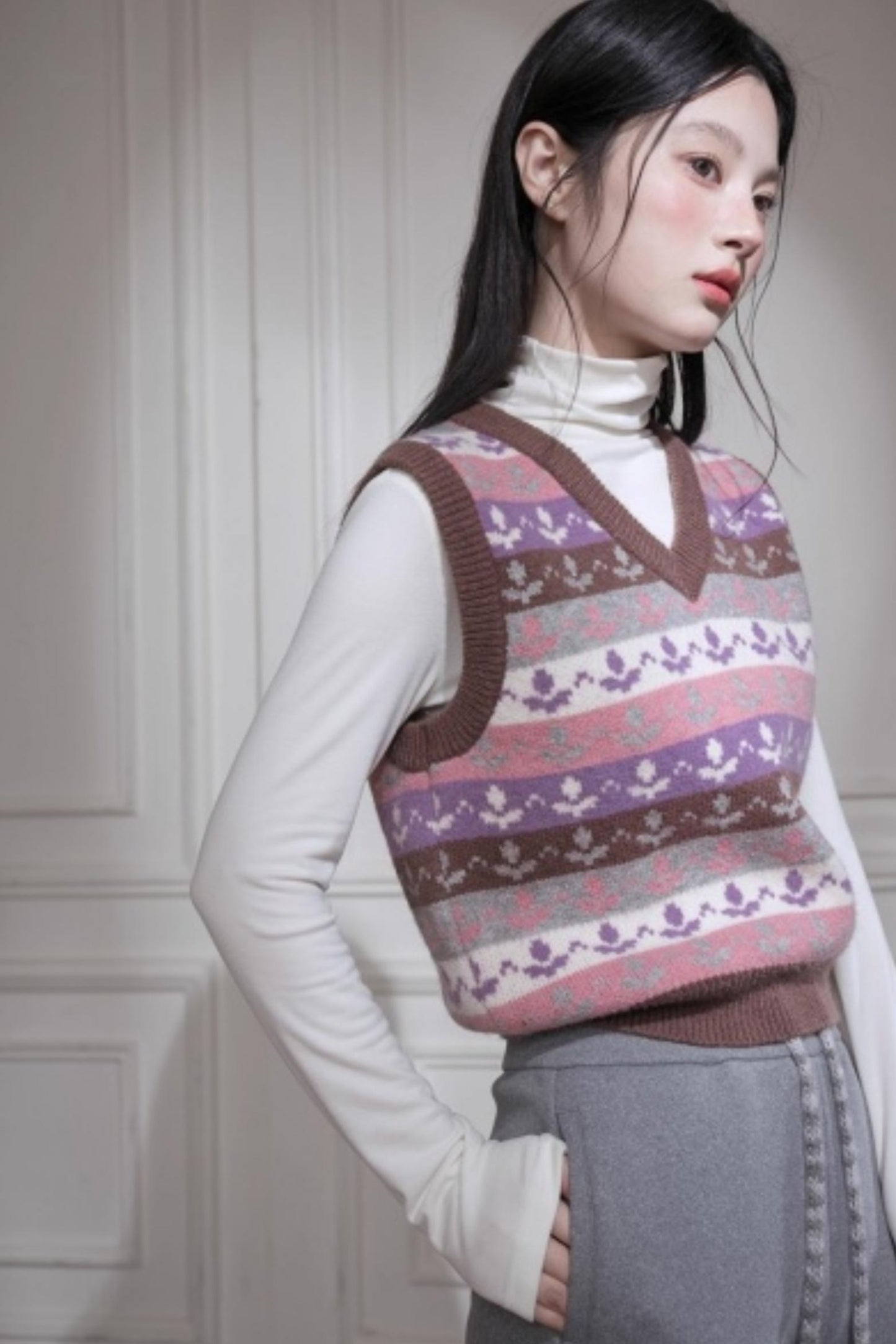 Wool Silk Flared Sweatpants