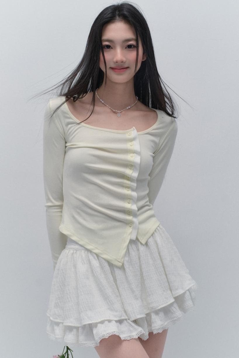 Light Yellow Layer Top