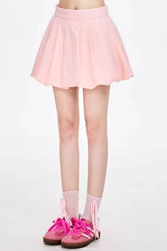 Lace Design Short Skirt