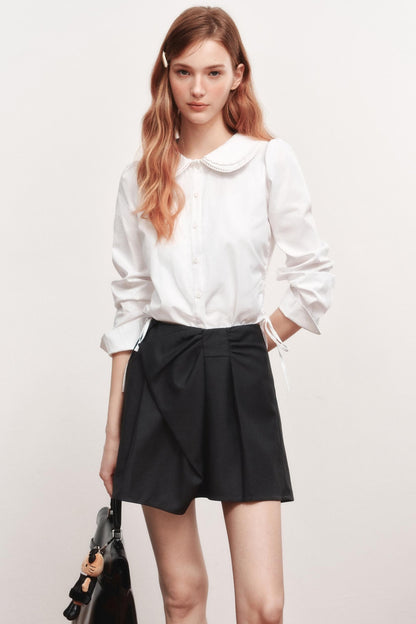 Minimal Design Long-Sleeved Top