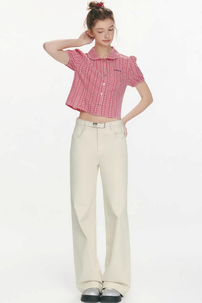 Casual Wide-Leg Long Pants