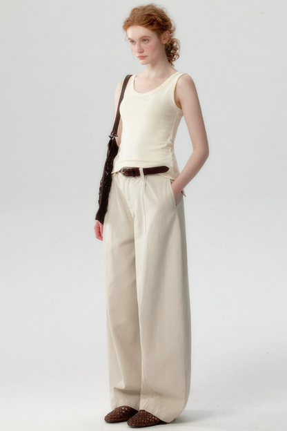 Linen Blend Layering Top