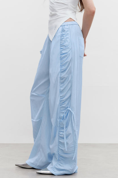 Vintage Blue Tie-Up Pants