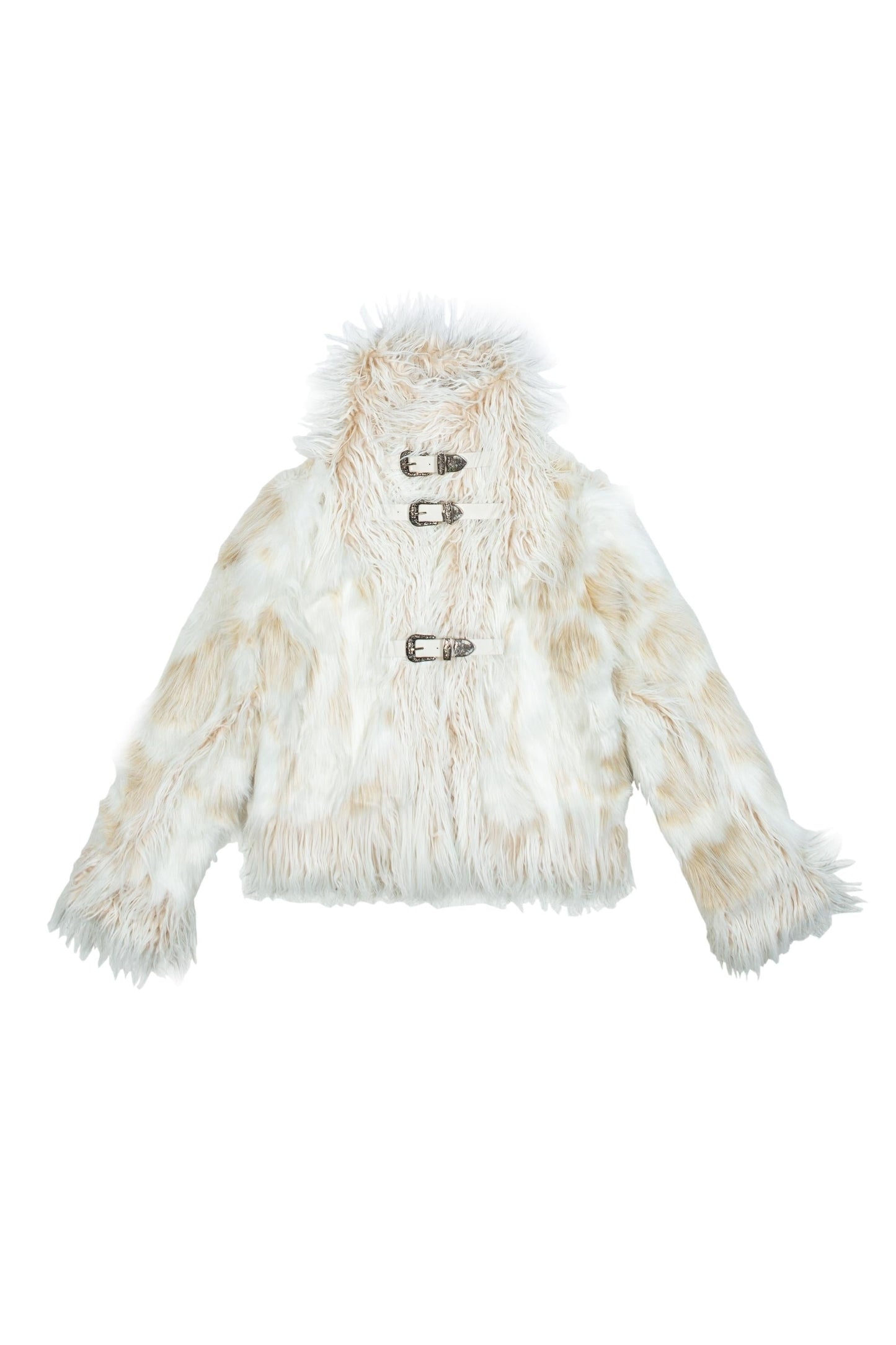 LOOSE FIT FLEECE FURRY COAT