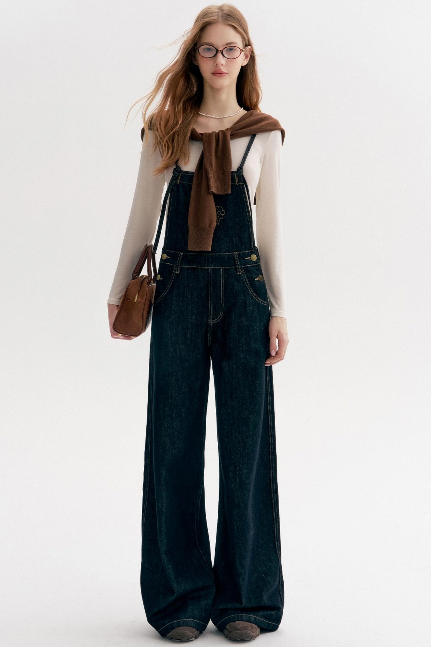 Lazy Floral Wide-Leg Pants