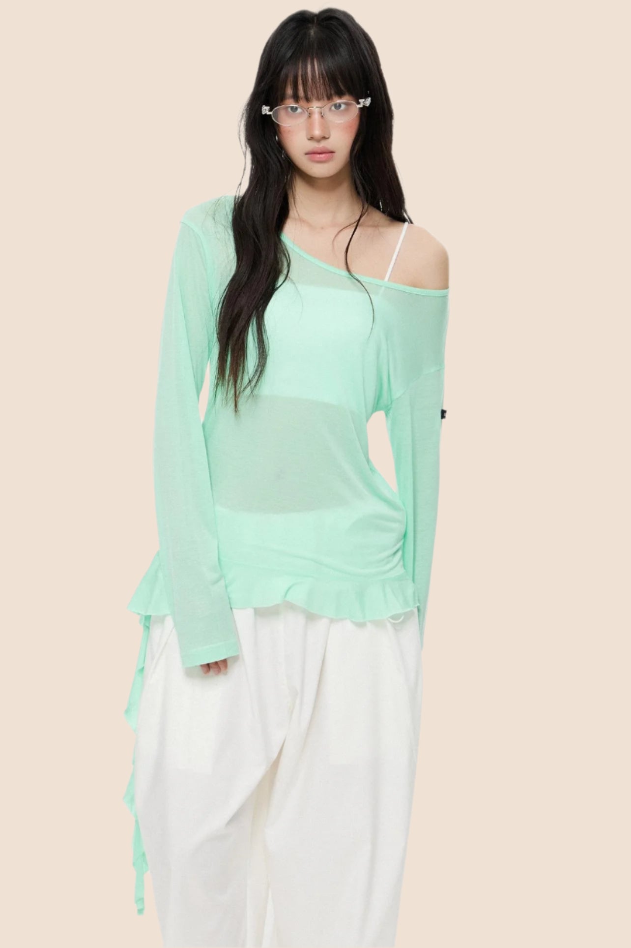 Sheer Summer Smock Top