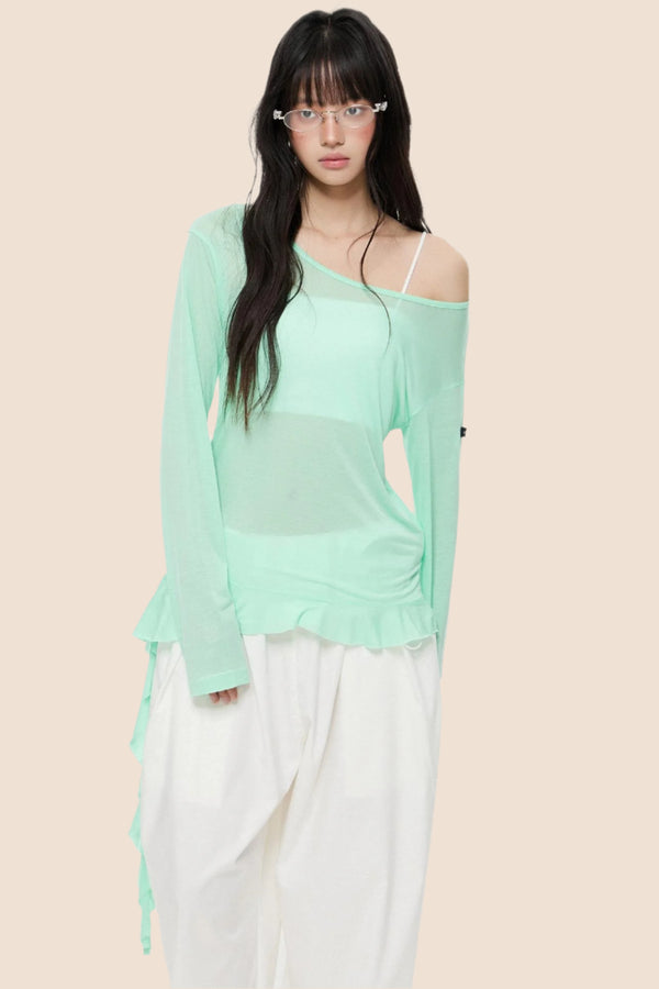 Sheer Summer Smock Top