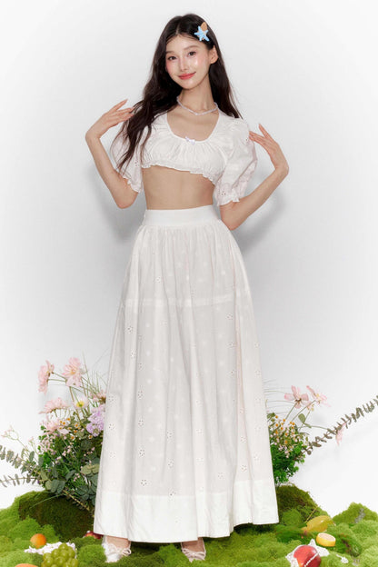French Bubble Waist Skirt Set-Up