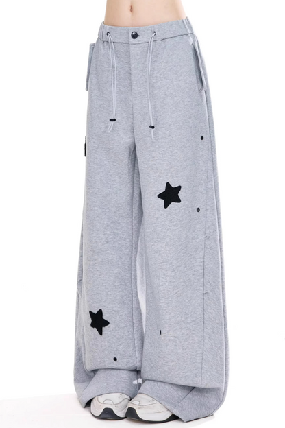 American Retro Wide-Leg Pants