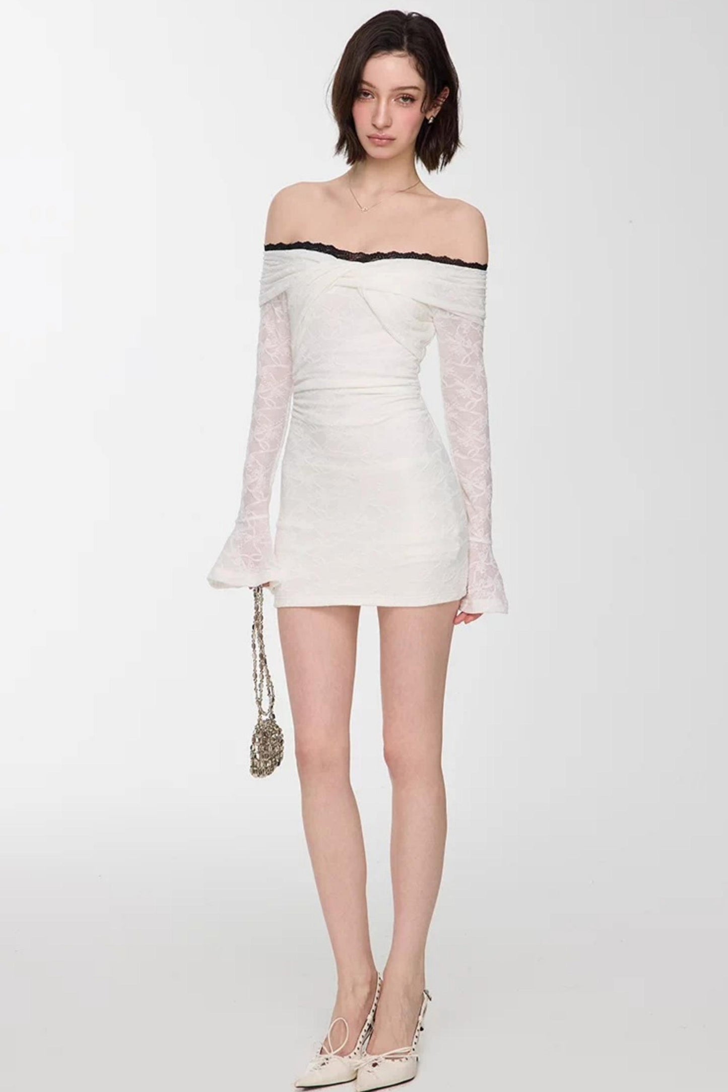 Spicy Twist One-Shoulder Dress