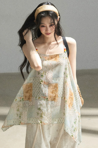 Whisper of Flowers Chiffon Top