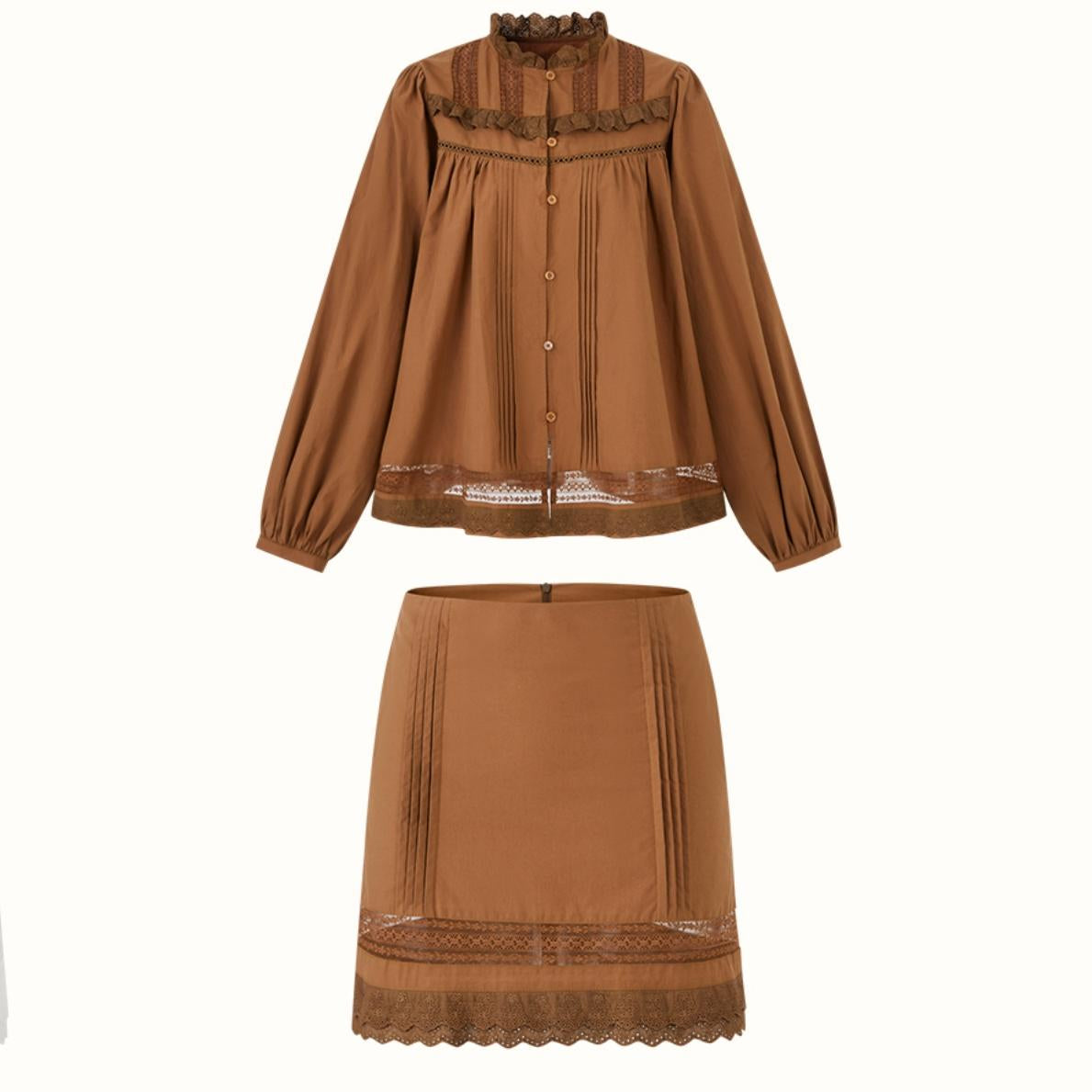 Small World Natural Cotton Skirt Set-Up