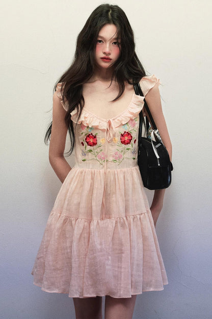 V-Neck Blossom Dress