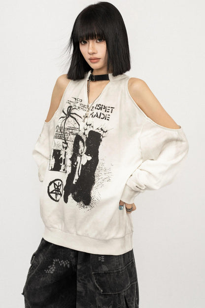 Autumn Spice Girl Shoulder Top