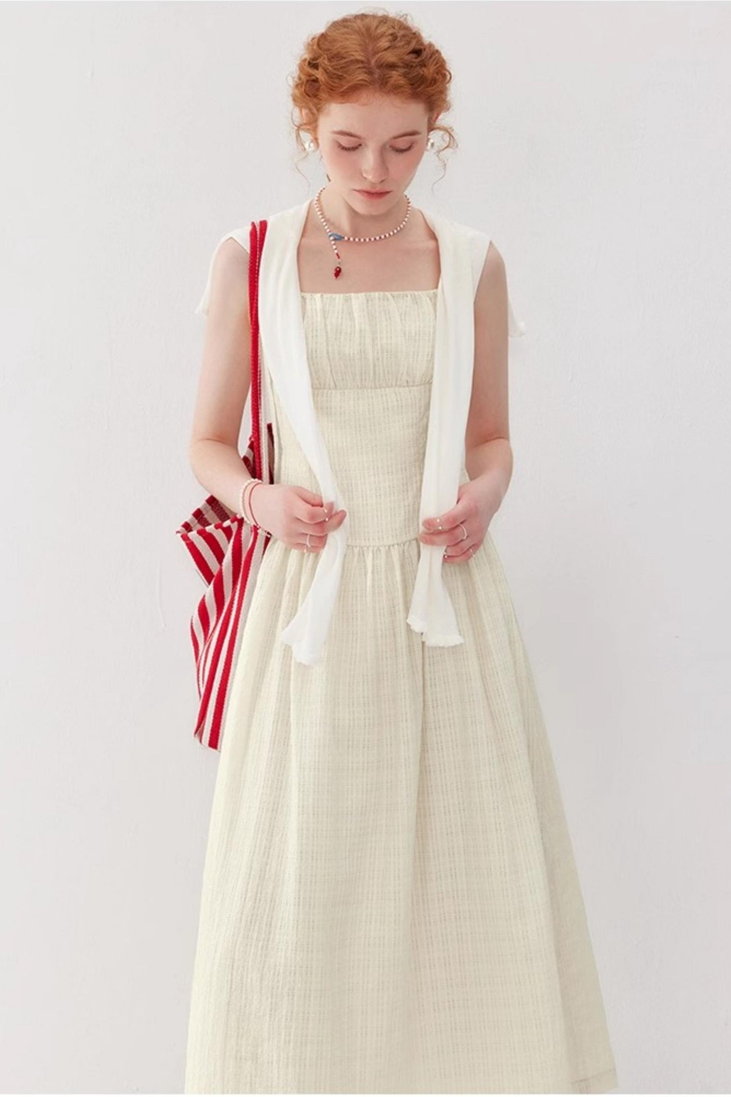 Halter Mullet Dress Cardigan Set-Up