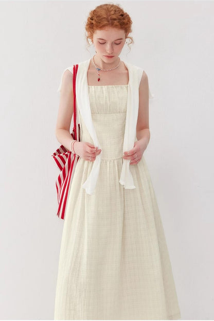 Halter Mullet Dress Cardigan Set-Up