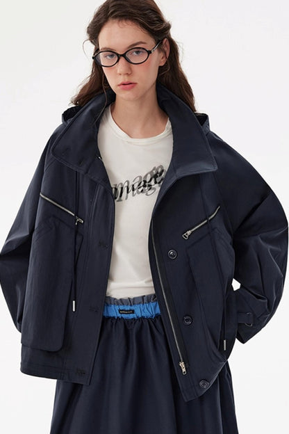Outdoor Lapel Short Jacket