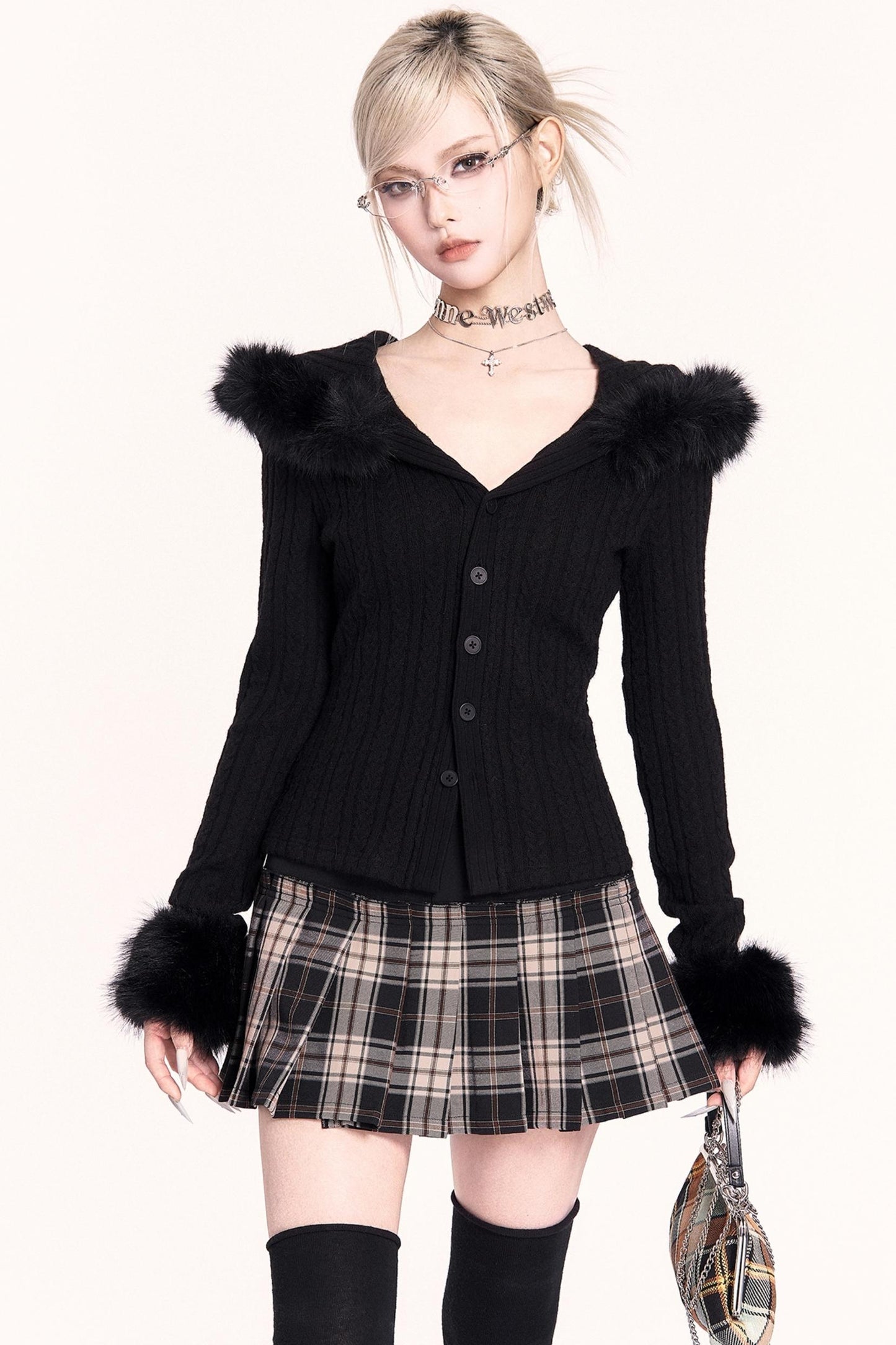 Japanese Plaid Pleated Skirt