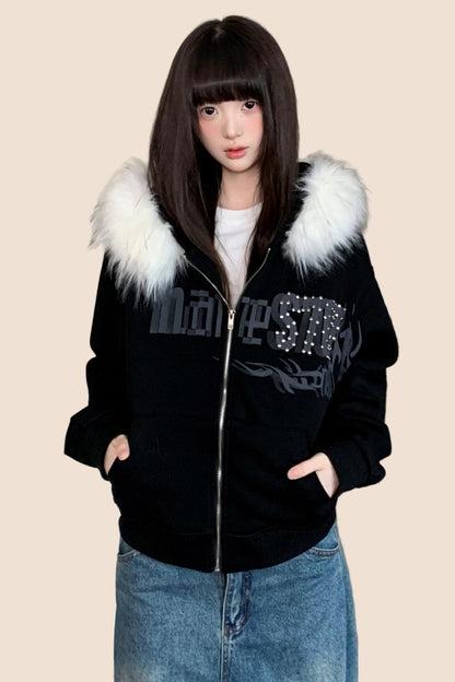 Fall Casual Zipper Jacket