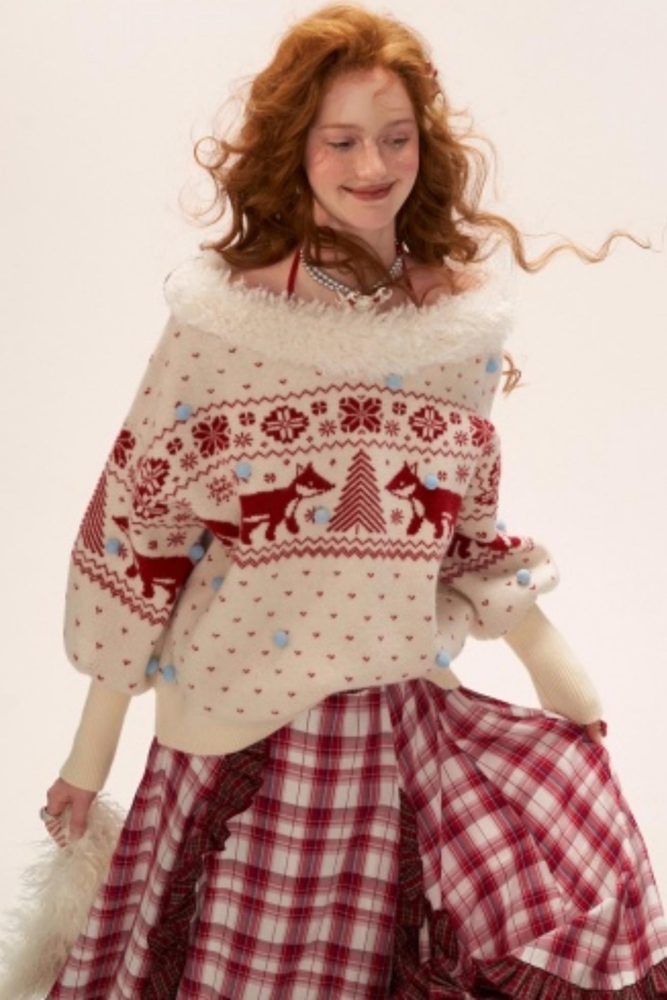 Fox Fair Island Knitted Sweater
