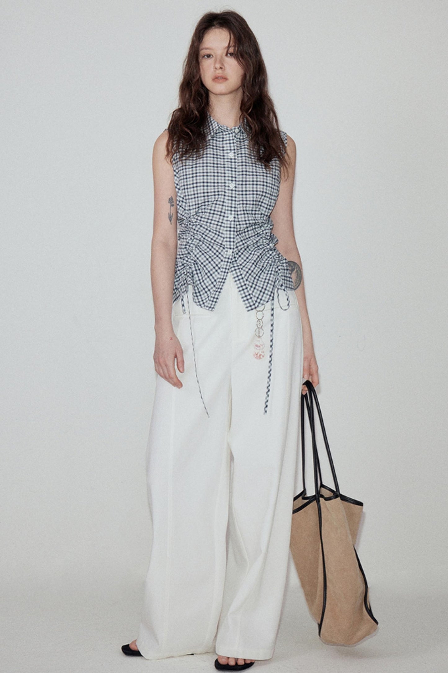 Summer Plaid Shirt Pants Set-Up