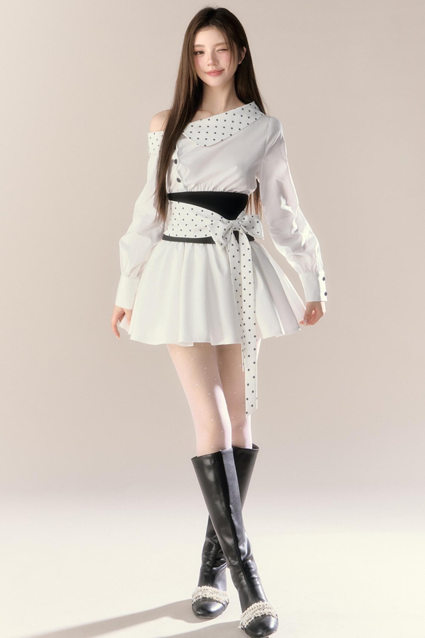 Heartbeat Shoulder Dress