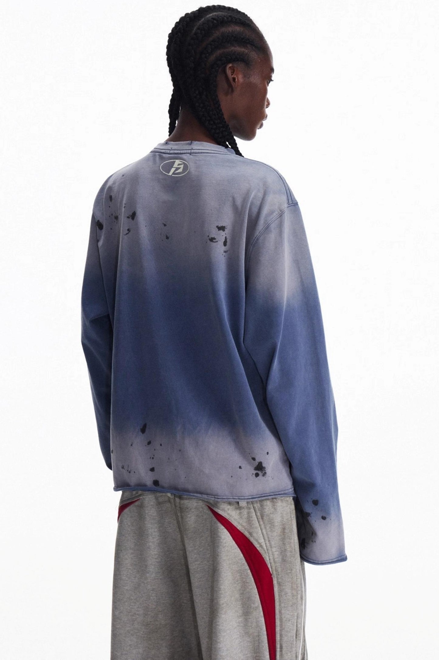 Vintage Gradient Pullover Sweatshirt