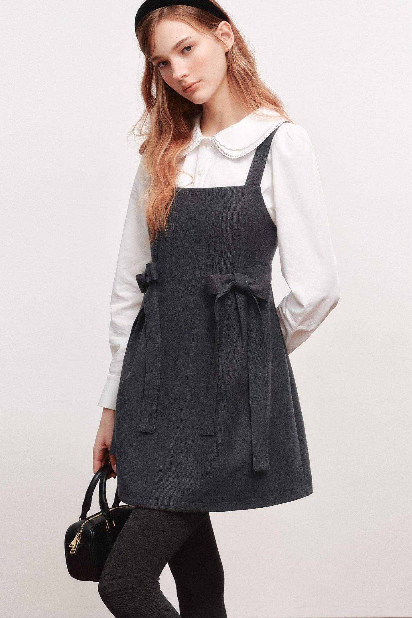 Bow Webbing Design Slip Dress