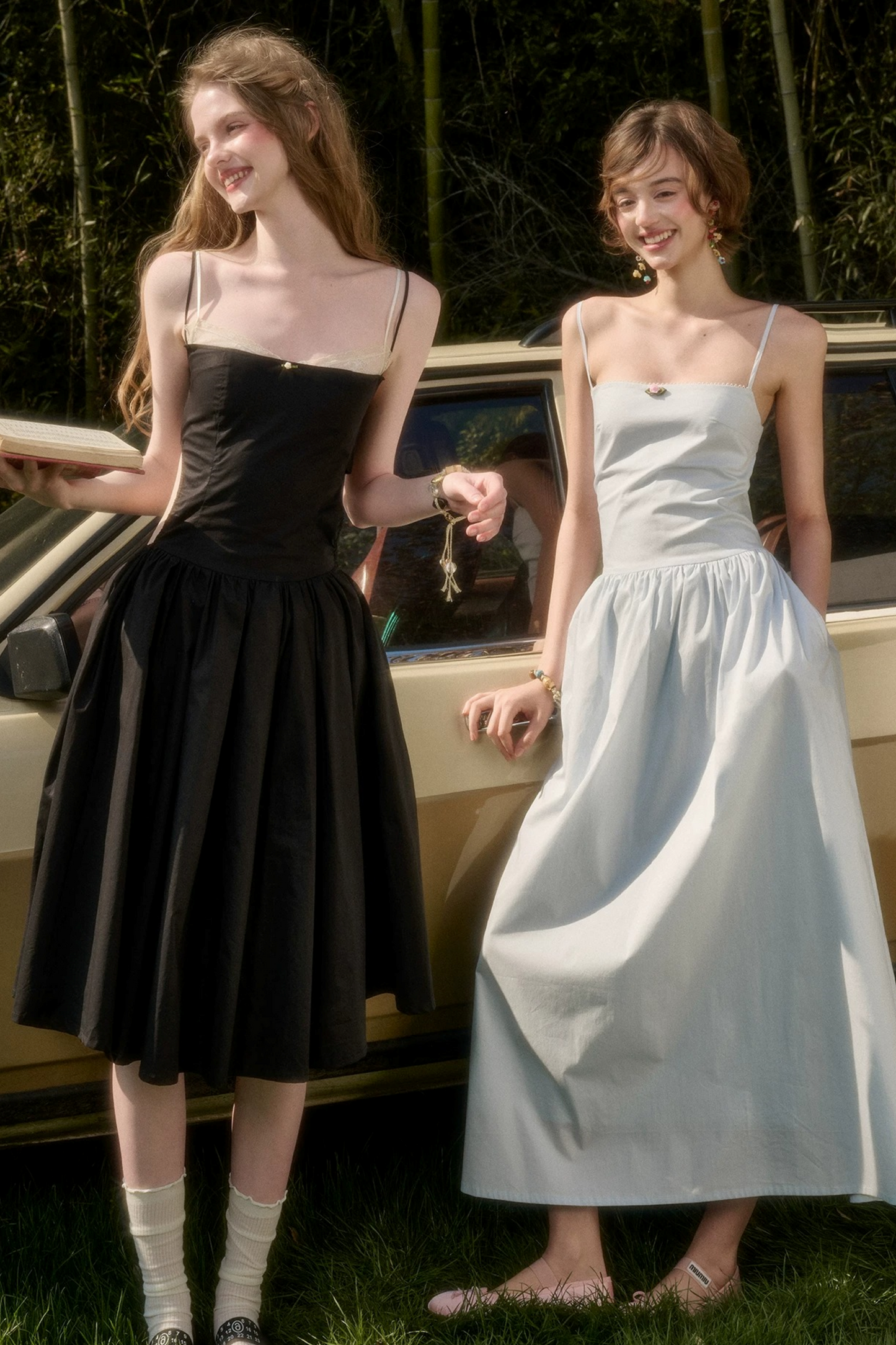 Babyblaues Baumwoll-Feenkleid