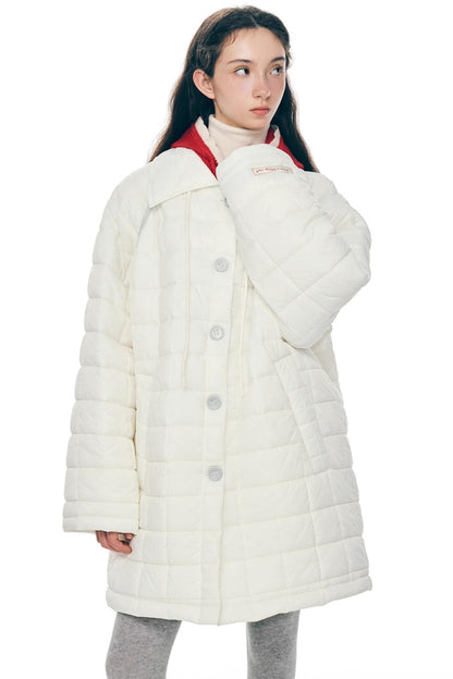 Light Quilted Mid-Length Coat