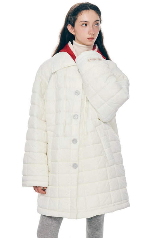 Light Quilted Mid-Length Coat