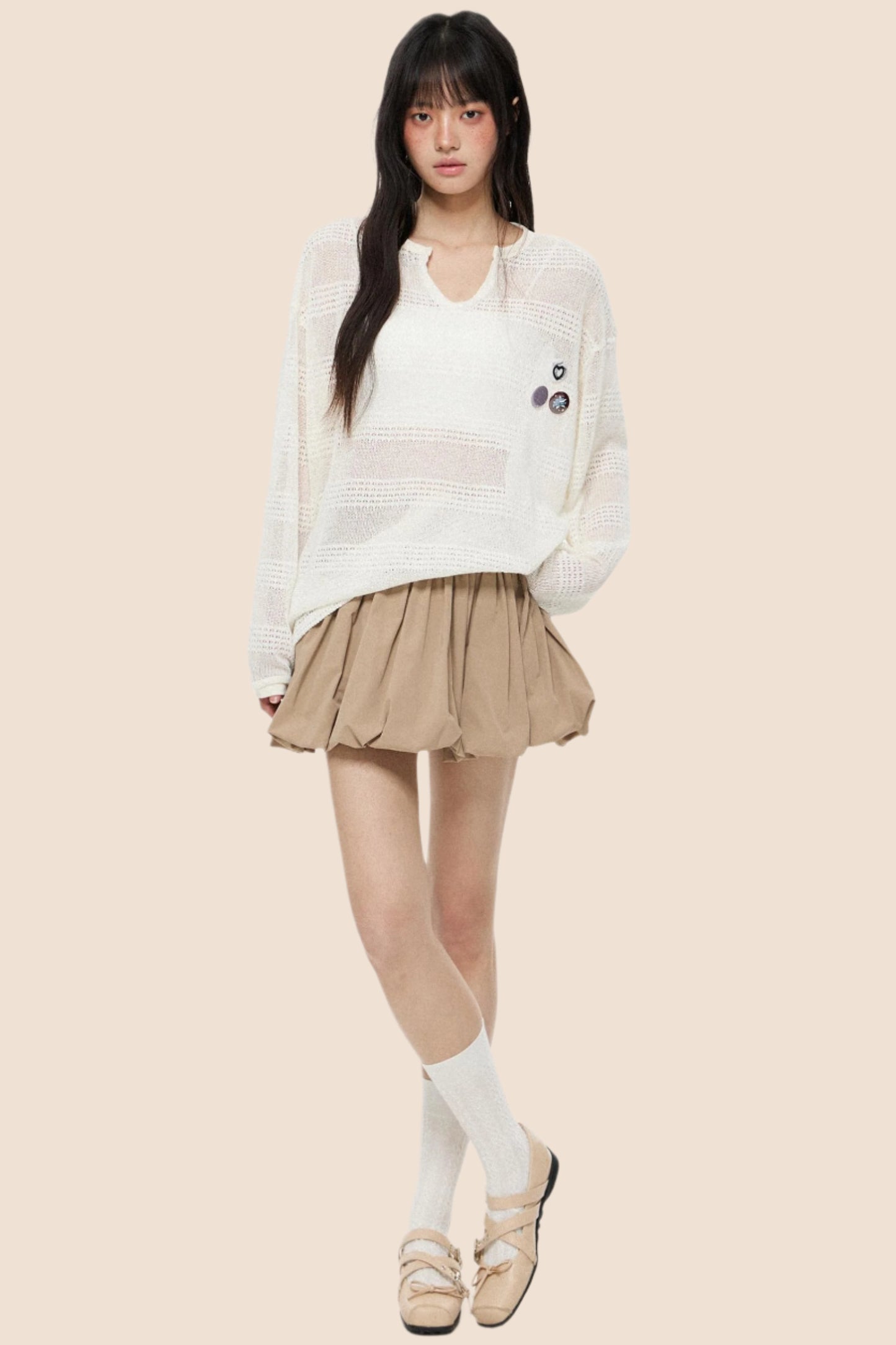 Breezy V-Neck Blouse