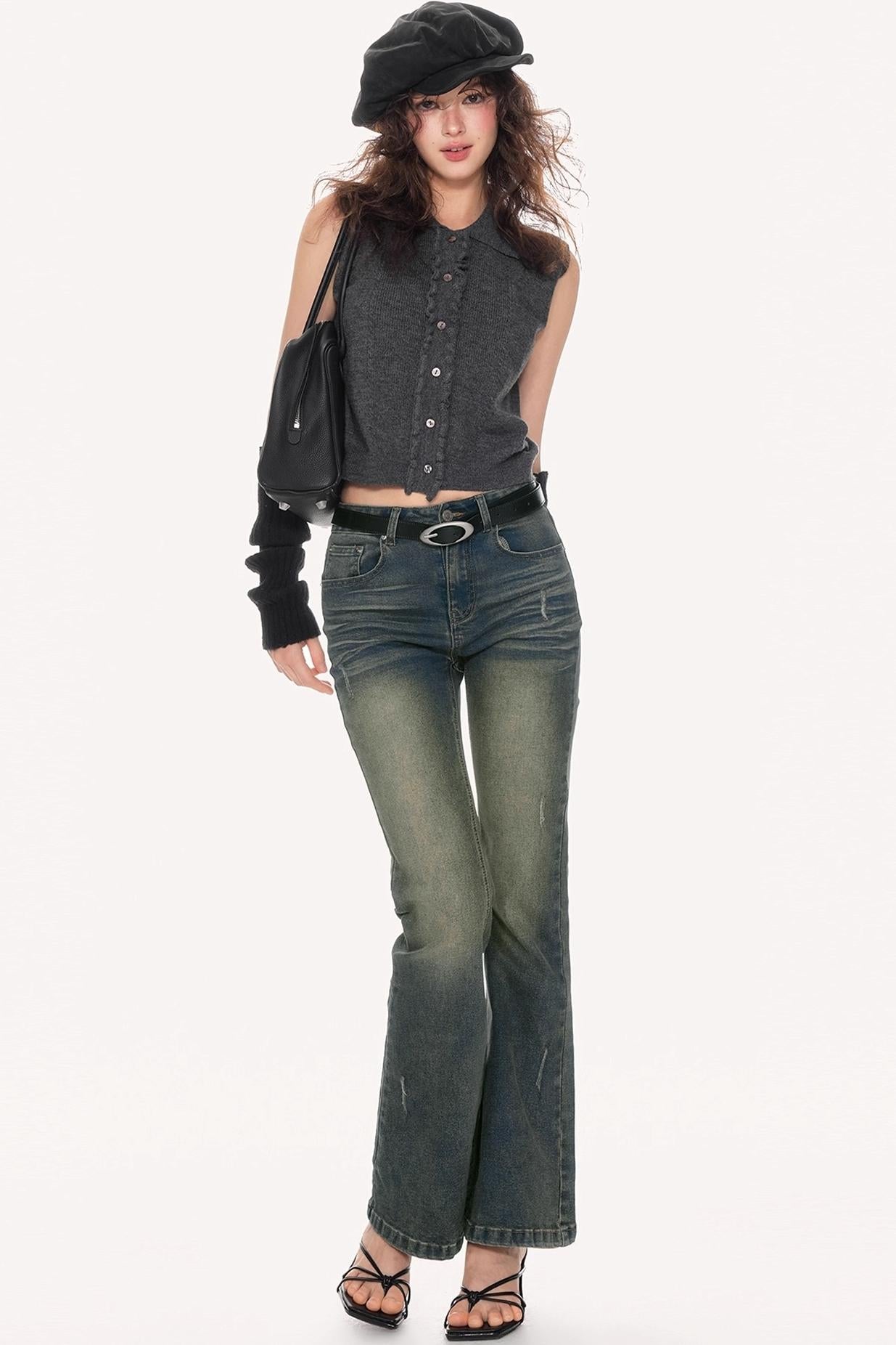 American Retro Micro-Flared Jeans