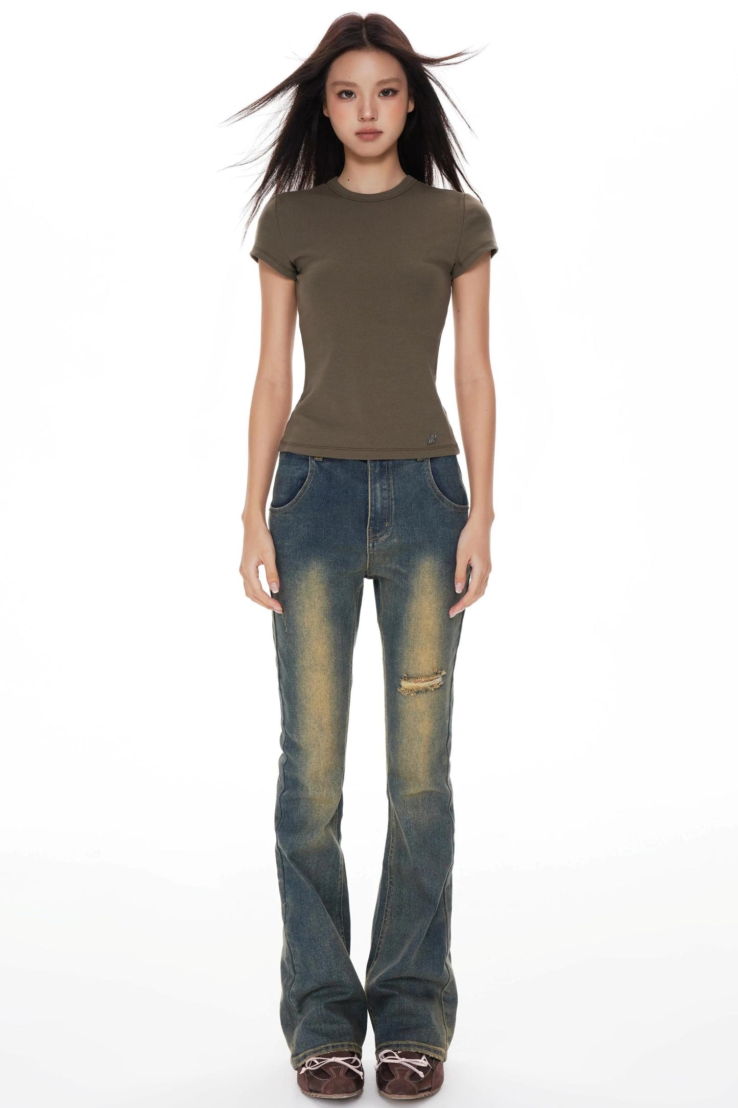 Knitted Slim Base Shirt