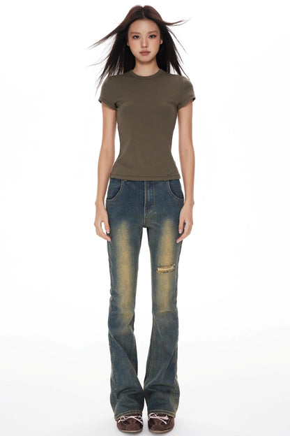 Knitted Slim Base Shirt