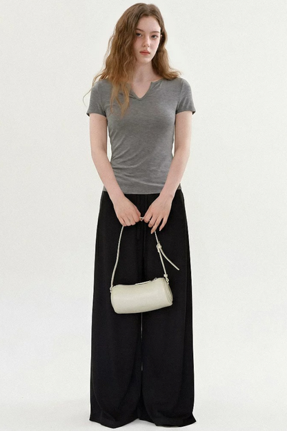 Relaxed V-Neck Summer Top