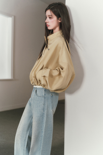 Floral Retro Windbreaker Jacket