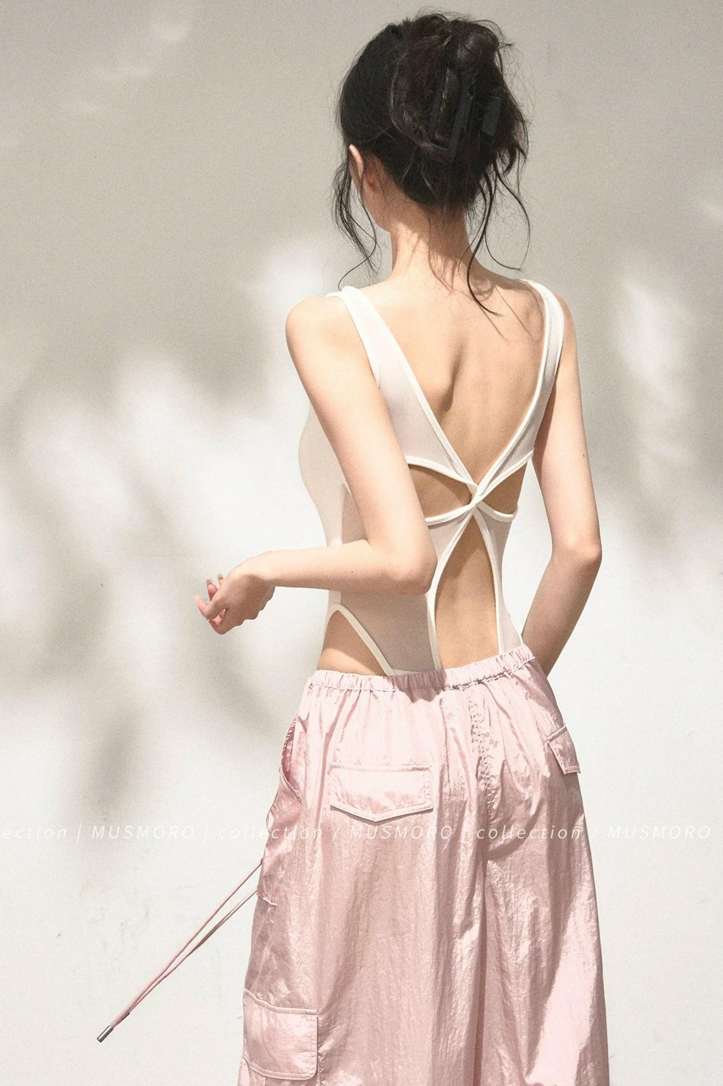 Open Back Mesh Bodysuit