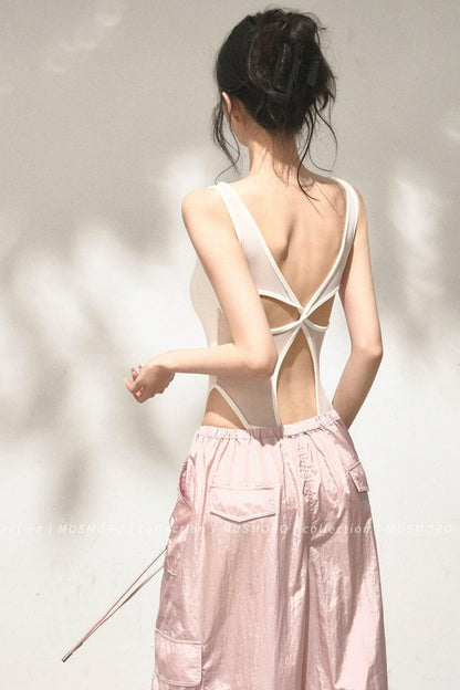 Open Back Mesh Bodysuit