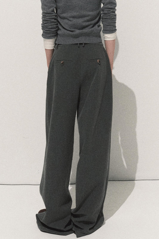 Linear Drape Slacks Pants